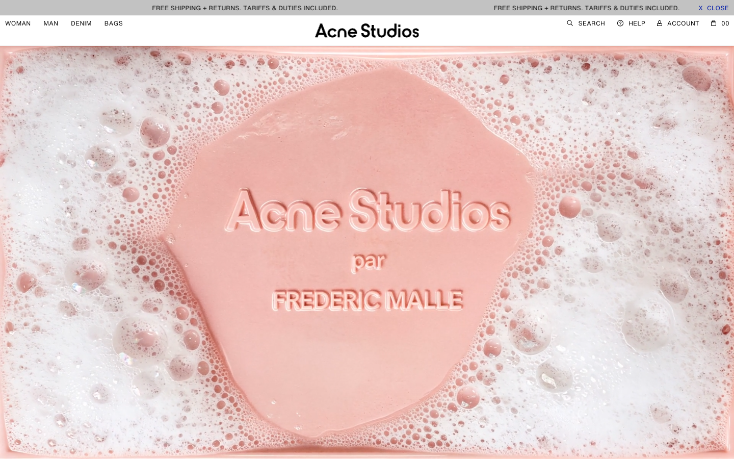 Acne Studios par Frédéric Malle — Alina P. Aleksandrovna によるアニメーション